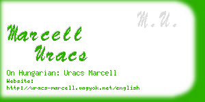 marcell uracs business card